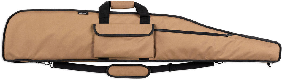 Bulldog BD375 Long Range Rifle Case 55" Tan with Black Trim Water-Resistant Nylon