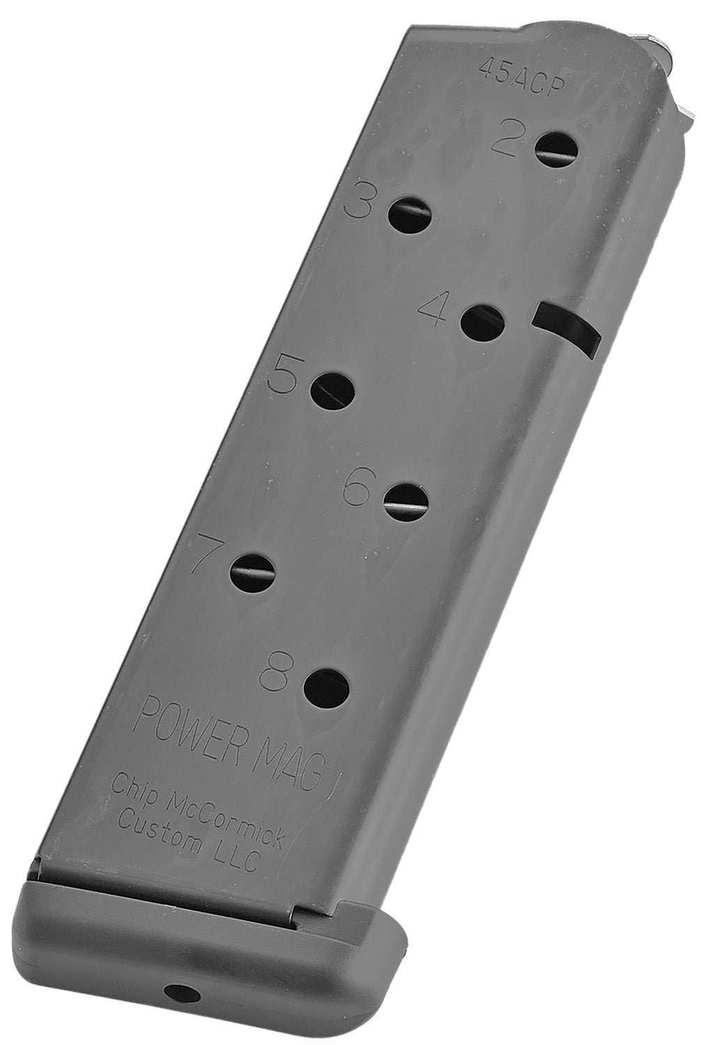 CMC Products 16131C Power Mag .45 ACP 8rd Fits 1911 Government Black Stainless Steel Magazine