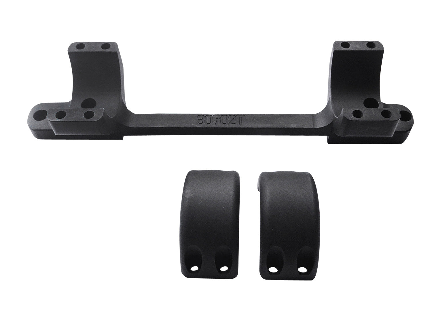 DNZ Game Reaper 30702T Remington Scope Ring Mount Combo 30mm Matte Black