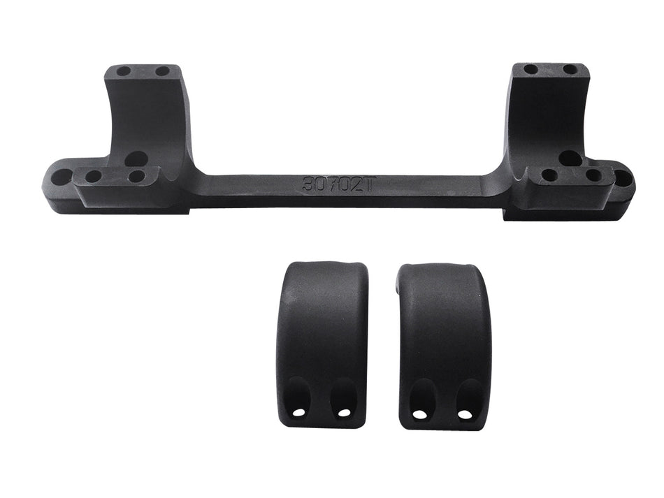 DNZ Game Reaper 30702T Remington Scope Ring Mount Combo 30mm Matte Black