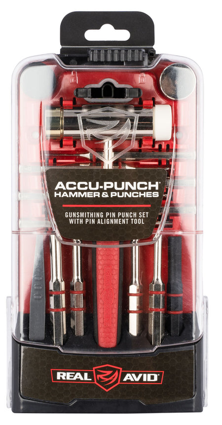 Real Avid AVHPS Accu-Punch Gunsmithing Hammer and Punches Steel
