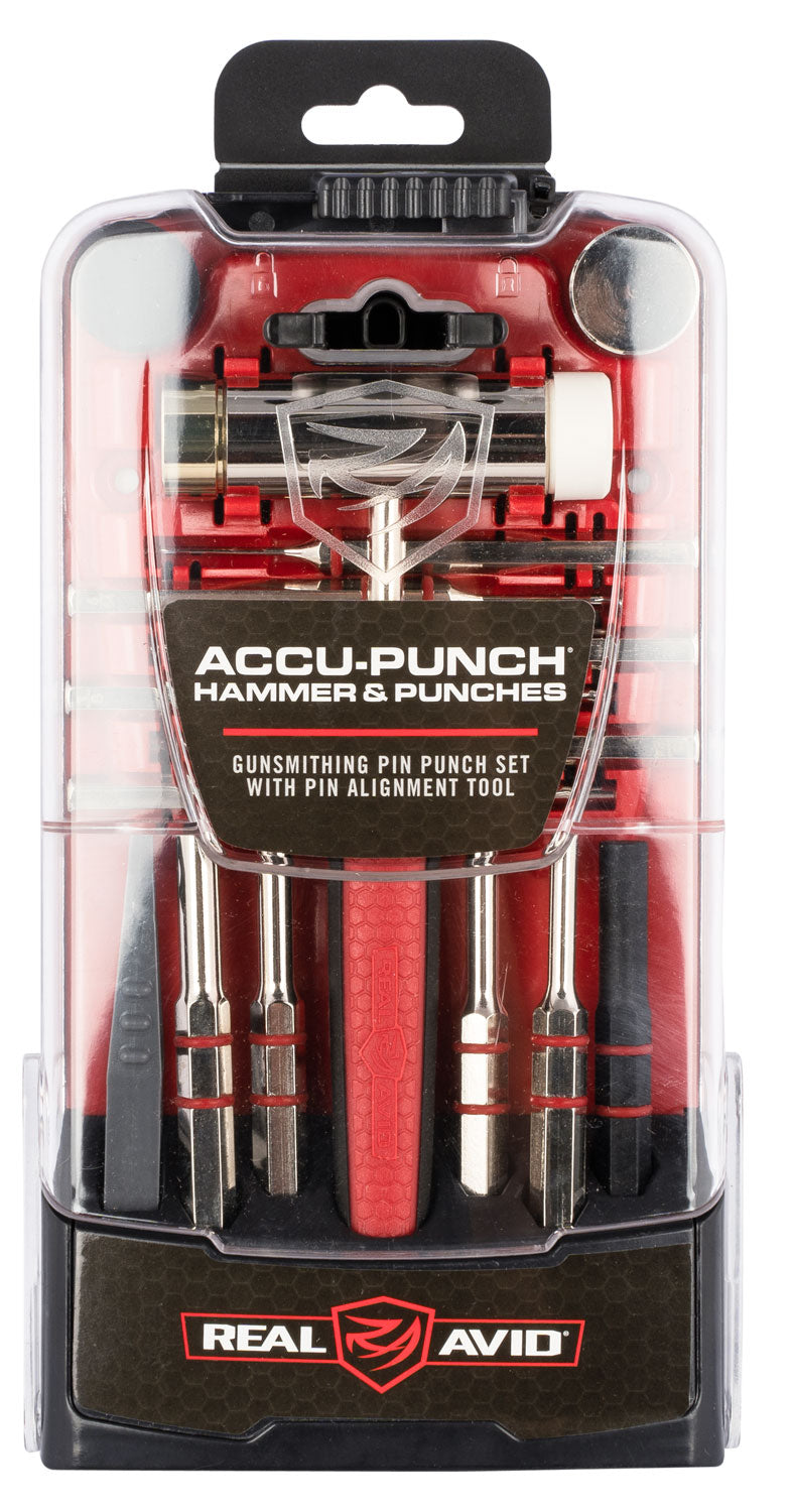 Real Avid AVHPS Accu-Punch Gunsmithing Hammer and Punches Steel