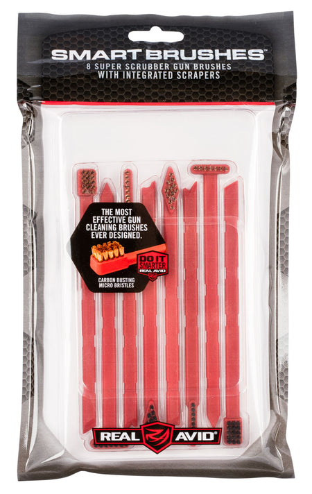 Real Avid AVSB01 Universal Smart Brush Set Multi-Caliber 8 Per Pkg Bronze/Nylon Bristles
