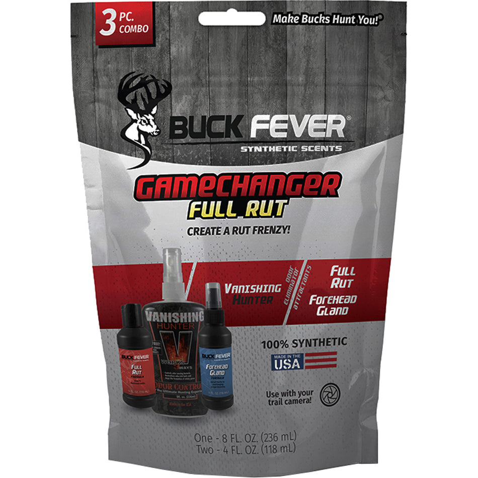 Buck Fever Game Changer Rut Scent Combo Pack