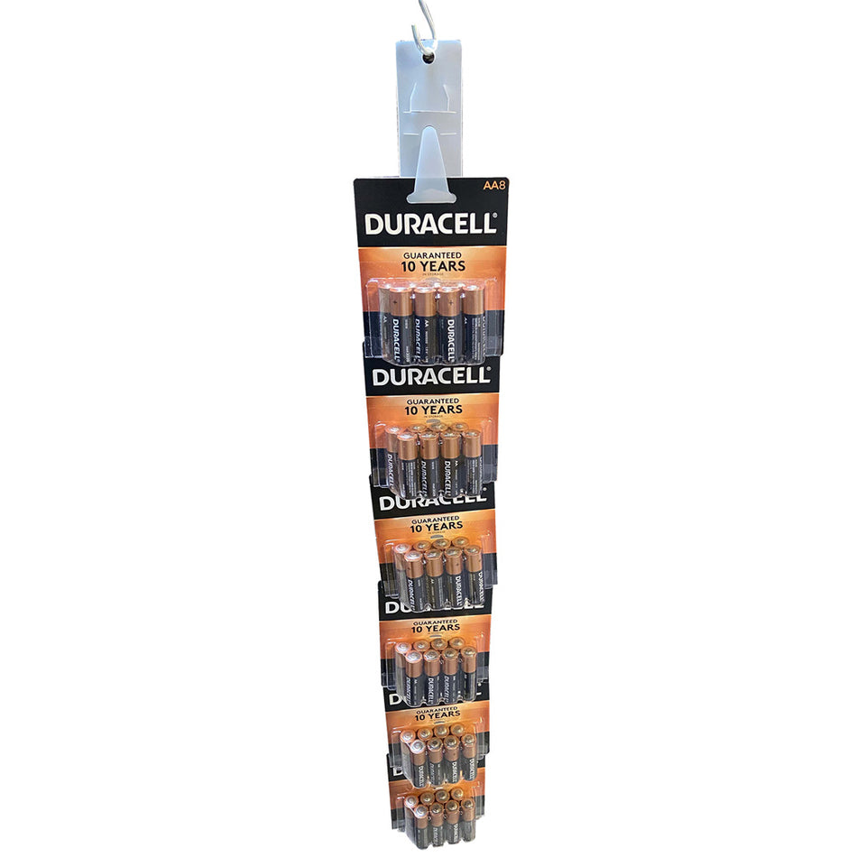 Duracell Coppertop Battery Strip Clip 24 AA and 12 AAA 8-Packs
