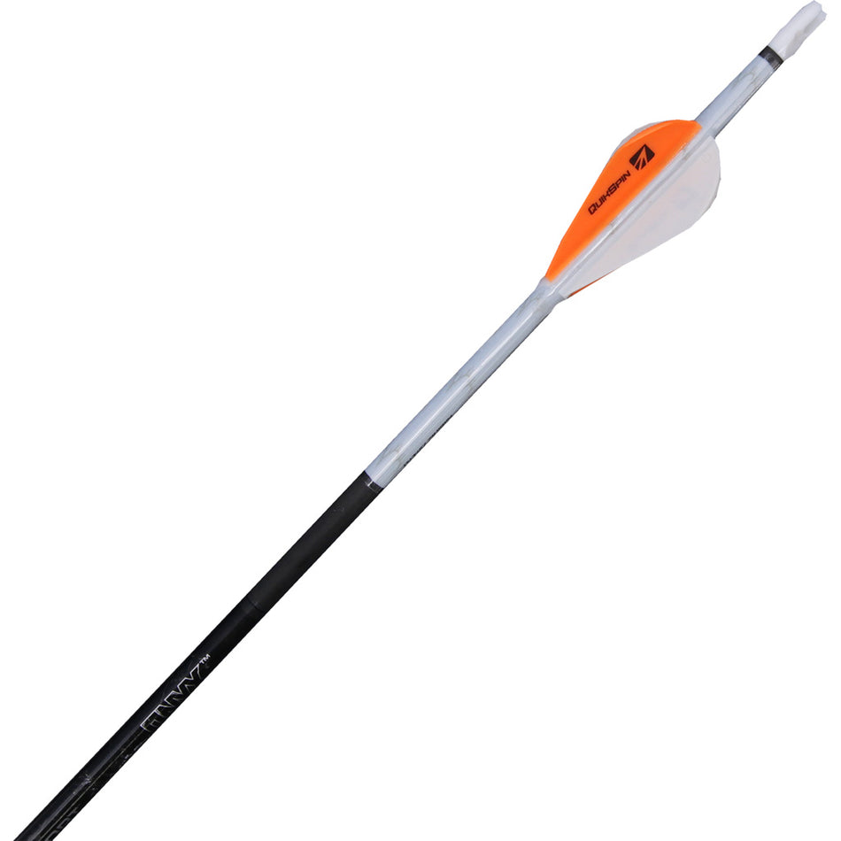 New Archery Products Quikfletch Twister White Orange 2 in. Fletching
