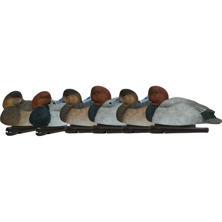 AvianX Top Flight Duck Decoys Full Body Redheads 6 Pack