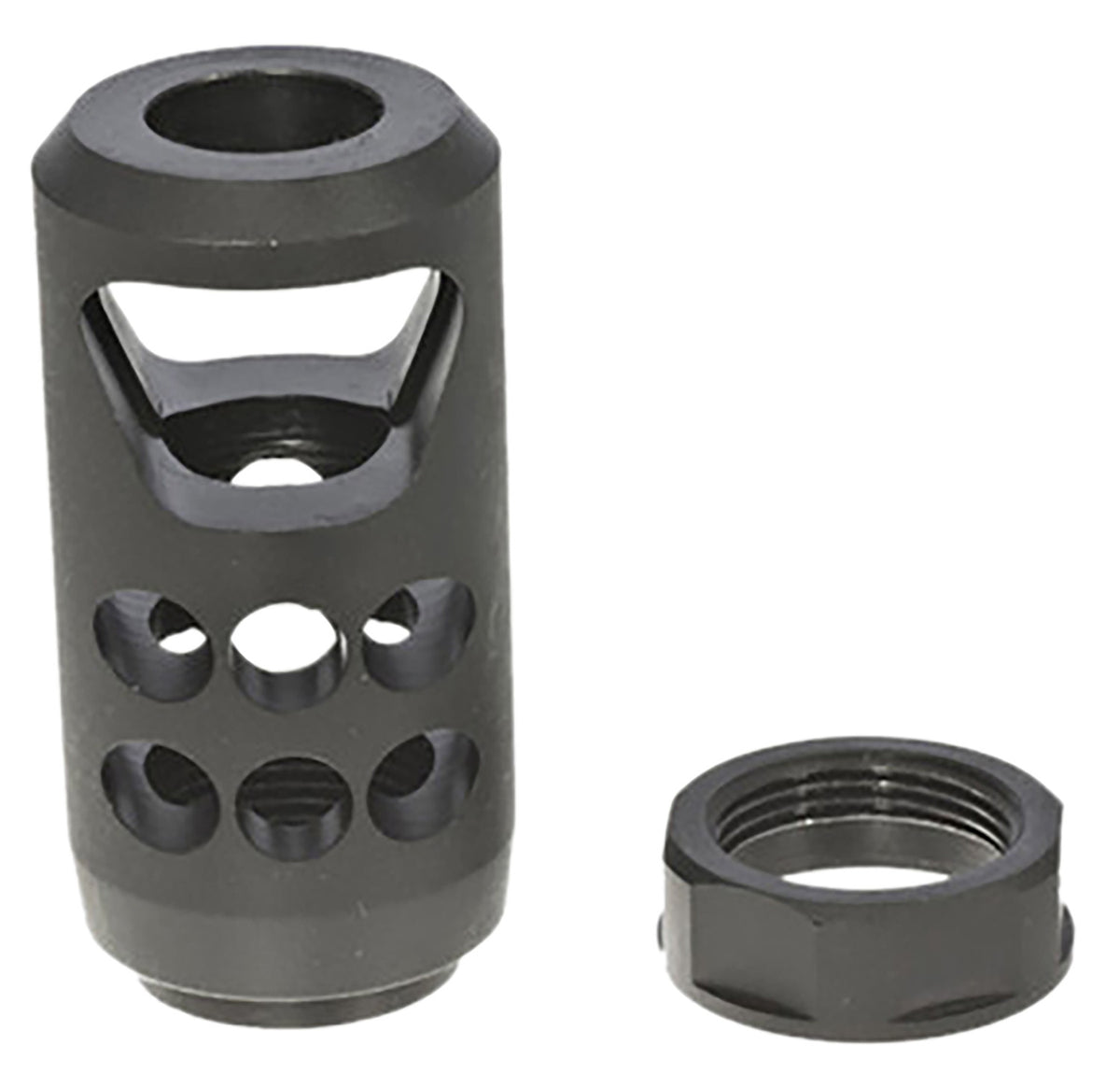Ruger American Ranch Rifle Muzzle Brake .450 Bushmaster/.45-70 Govt Alloy Steel Matte Black Finish 11/16"x24 Threads 2.20" OAL