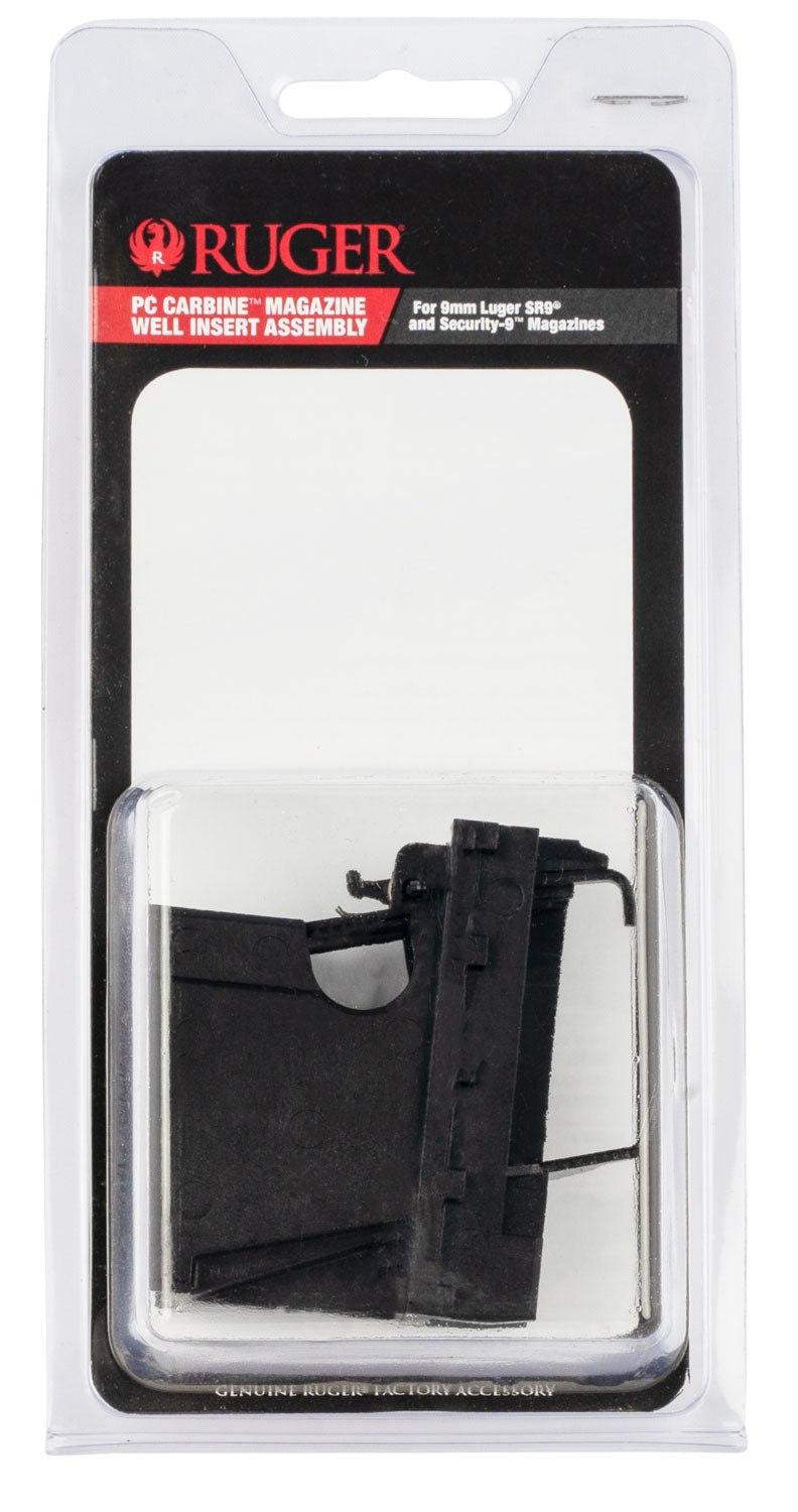 Ruger PC Carbine 90653 Magazine Well Insert Assembly 9mm Luger/40 S&W for SR & Security-9 Mags Black Polymer
