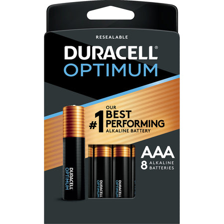Duracell Optimum AAA 8 Pack Batteries with Slider Pack
