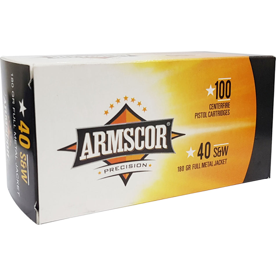 Armscor .40 S&W 50316 Precision Value Pack Full Metal Jacket FMJ 180 Grain