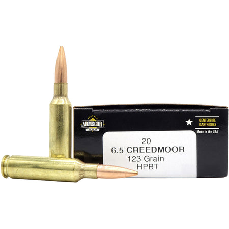 Armscor 6.5mm Creedmoor FAC65C1N USA Competition Hollow Point Boat Tail HPBT 123 Grain