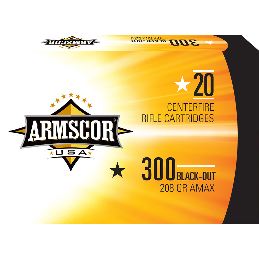 Armscor .300 AAC Blackout FAC300AAC2N USA Competition Hornady A Max 208 Grain