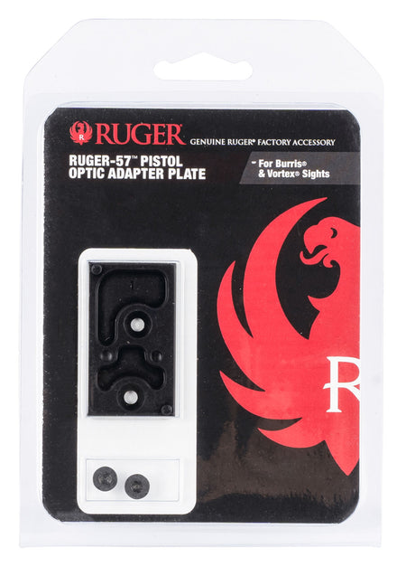 Ruger 90720 Ruger-57 Optic Adapter Plate Compatible with Burris and Vortex Red Dots Black Aluminum