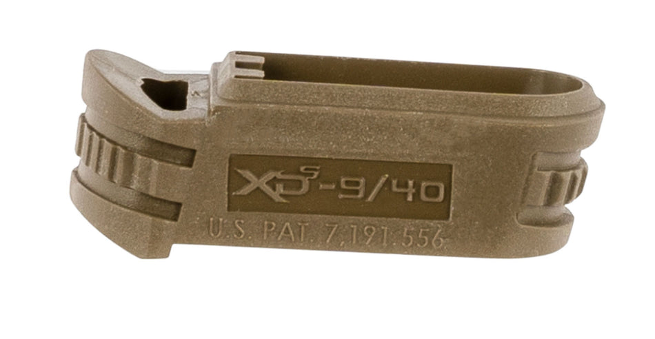 Springfield Armory XD-S XDS5902MFDE FDE Polymer Backstrap Sleeve for 9mm Luger 3"-4" Barrel