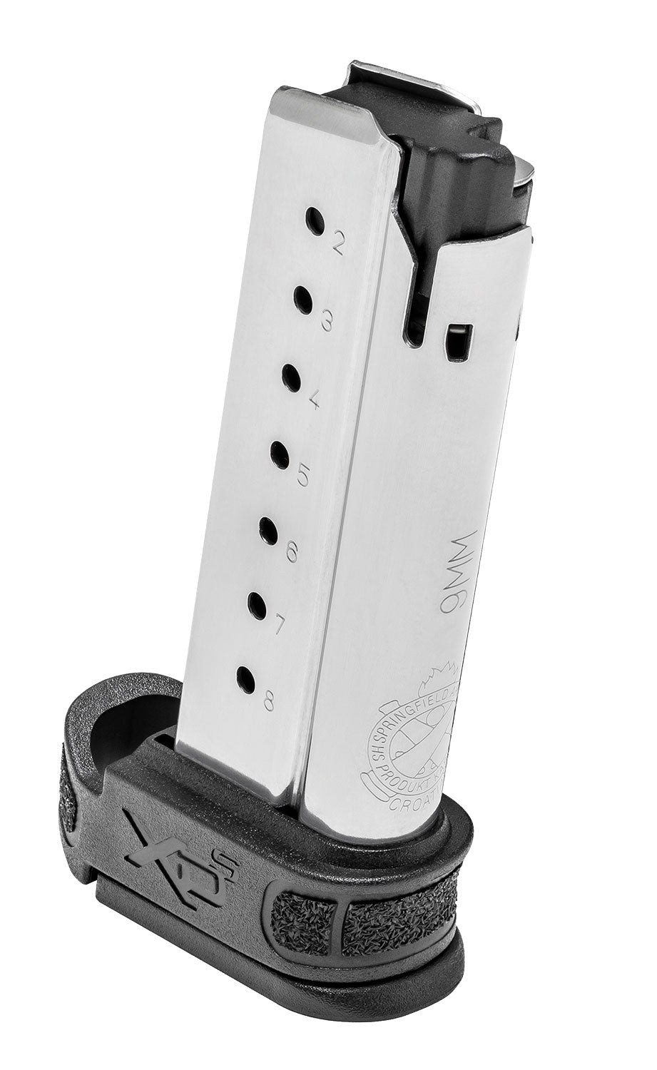 Springfield Armory 1911 EMP PI6064 .40 S&W 8rd Stainless Steel Handgun Magazine