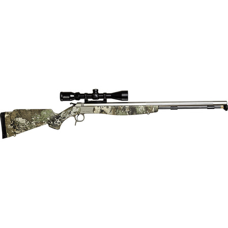 CVA Optima V2 50 Cal 26" SS Barrel True Timber Strata Synthetic Stock Muzzleloader Package with Scope