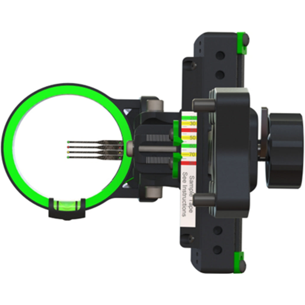 Apex Aegis Pro 4-Pin .019 Bow Sight Black with Glow Ring