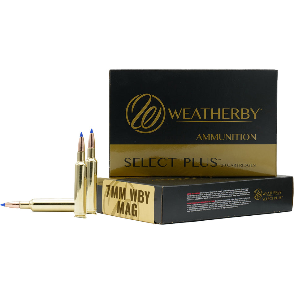 Weatherby 7mm Weatherby Mag F7MM150SCO Select Plus Swift Scirocco 150 Grain