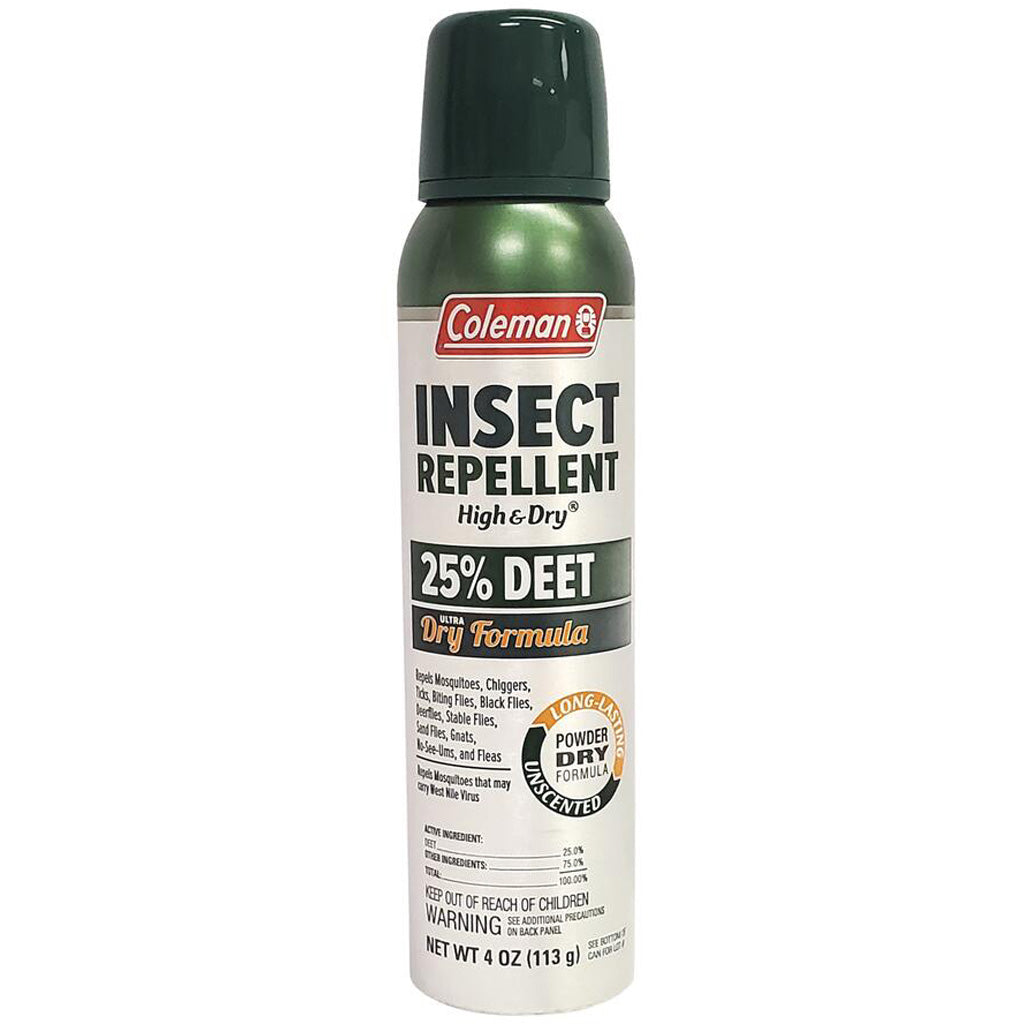 Coleman High & Dry 25% DEET Dry Formula Insect Repellent 4oz