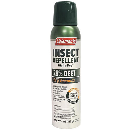 Coleman High & Dry 25% DEET Dry Formula Insect Repellent 4oz