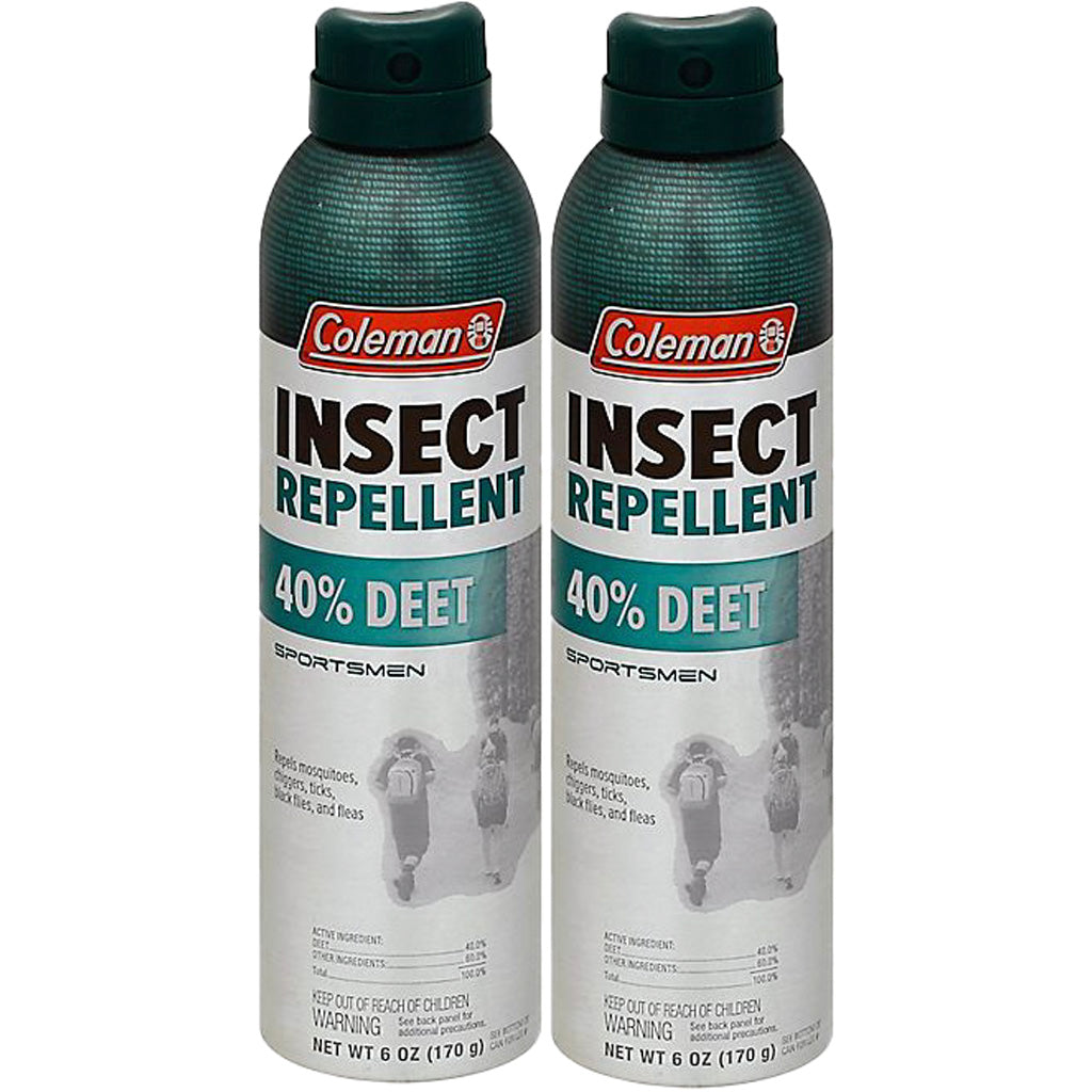 Coleman Sportsmen 40% DEET Insect Repellent 6oz Aerosol 2-Pack