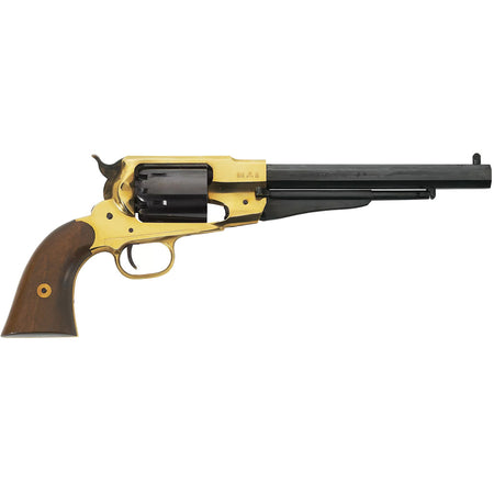 Pietta 1858 New Model Army No Name Percussion Revolver .44 Caliber 8" Barrel Walnut Grip w/Snake Inlay