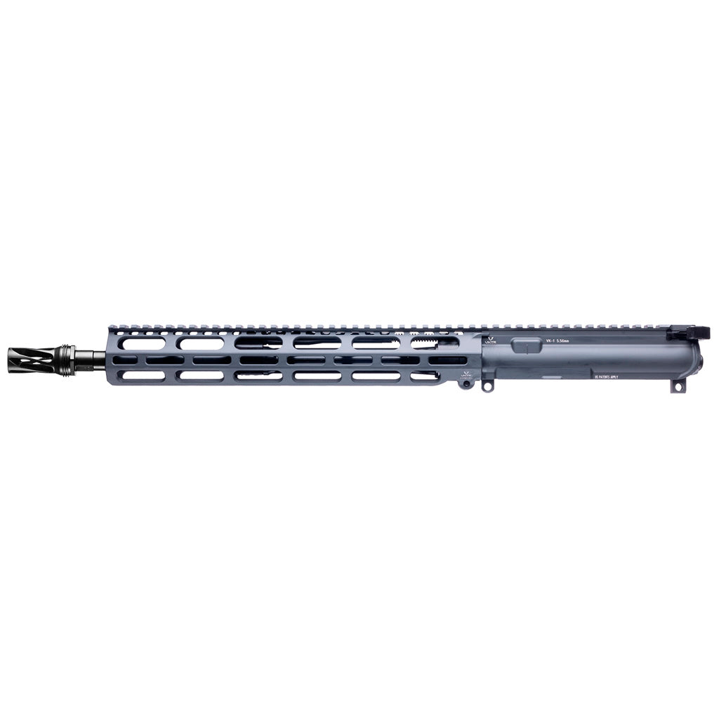 VKTR VK AR-15 Complete Piston Upper with HUX WRX QD Flash Hider 5.56 Sniper Gray 13.7" 12.5" Handguard