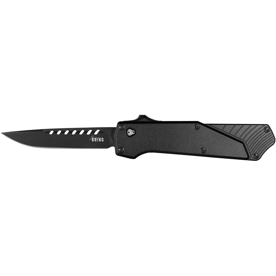 Southern Grind Arachnid 3.2 in. Drop Point OTF Knife Black