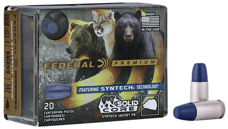 Federal 9mm Luger/Parabellum P9SHC1 Premium Solid Core Synthetic Flat Nose 147 Grain