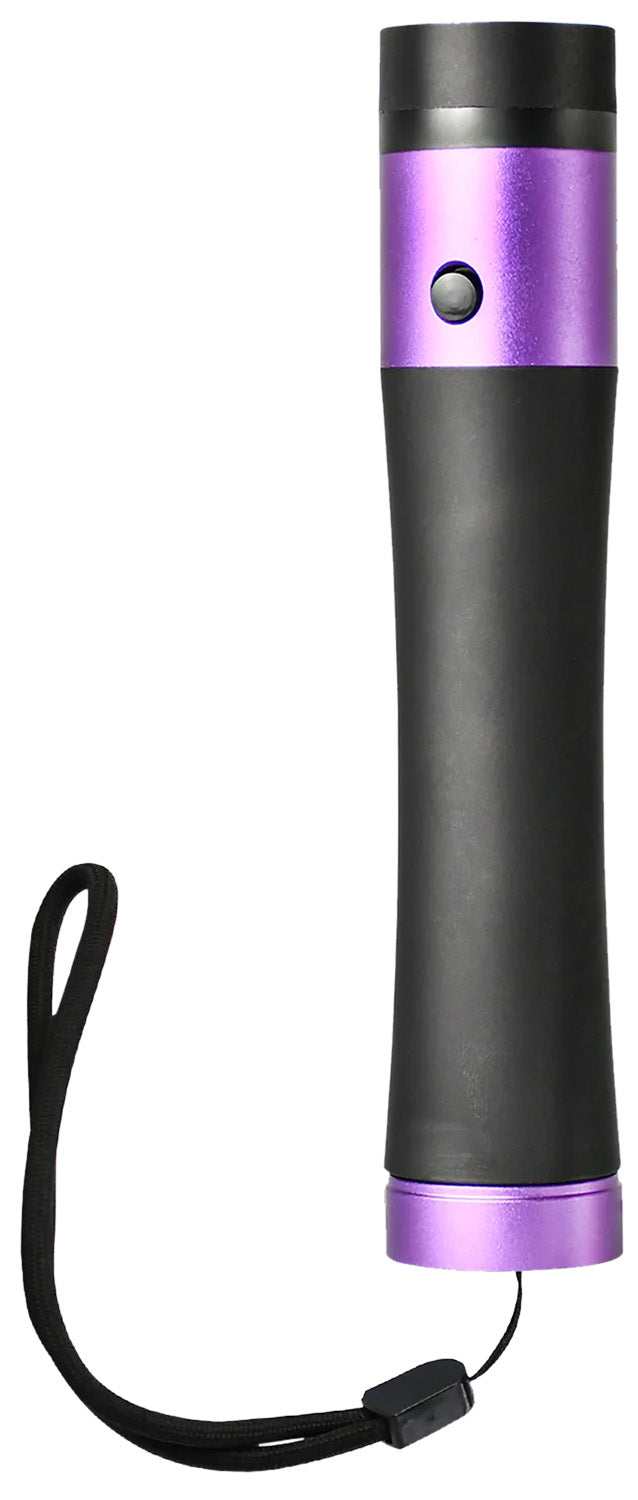 Guard Dog Ivy Stun Gun and Flashlight Combo SG-GDIY-PR 200 Lumens Black/Purple for Women