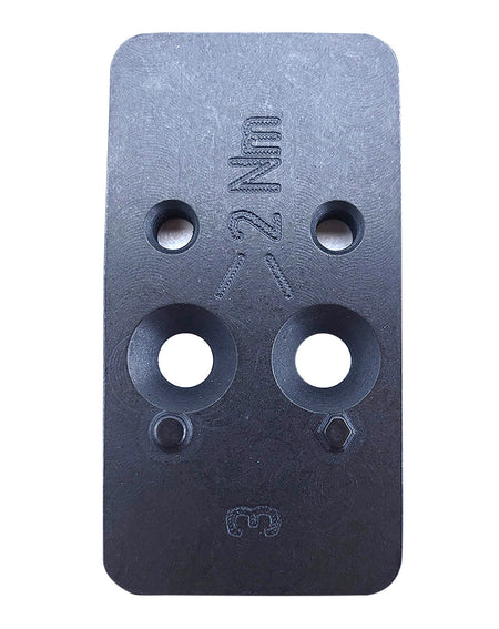 HK Optic Plate #3 Steel Black Fits HK VP9 OR C-More STS2 Pattern Mount