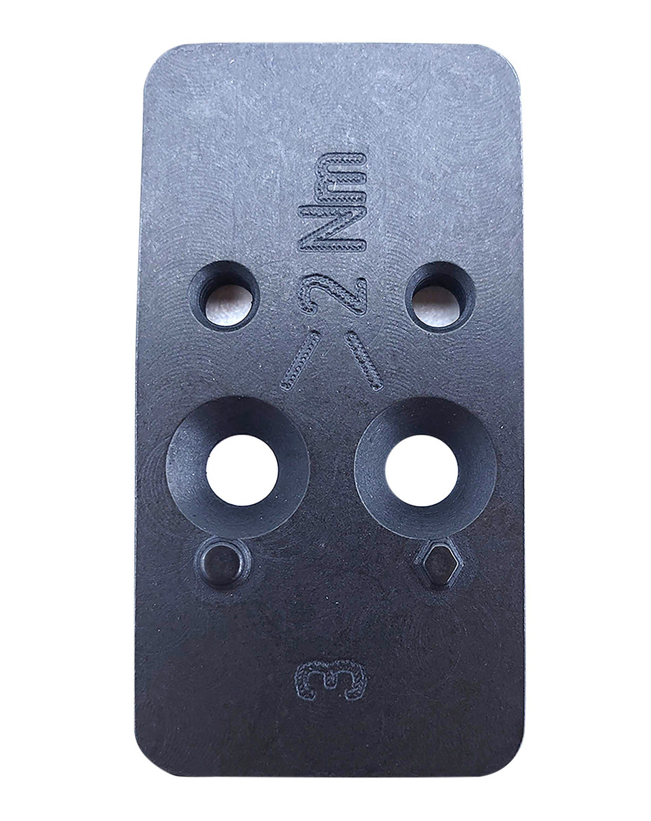 HK Optic Plate #3 Steel Black Fits HK VP9 OR C-More STS2 Pattern Mount