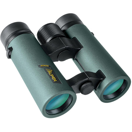 Alpen Wings 10X34 Compact Binoculars with FMC Optics, Open Bridge