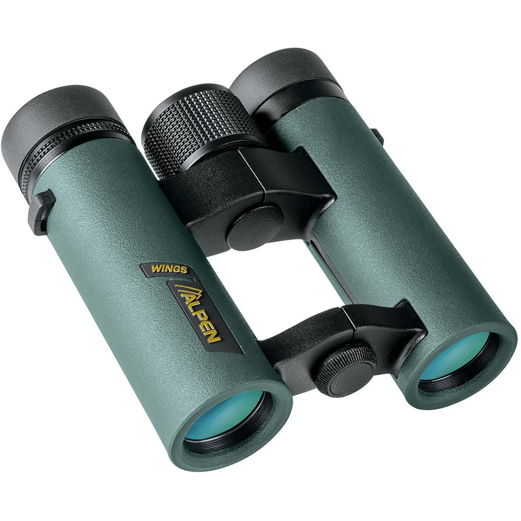 Alpen Wings Binoculars 8X26 BAK4 Open Bridge Wide Angle Green