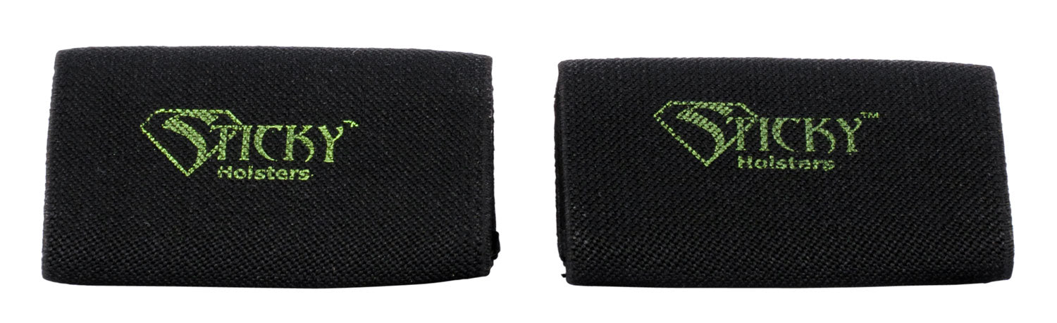 Sticky Holsters BSX2 Dual Belt Slider Elastic Mag Carrier Black 2-Pack