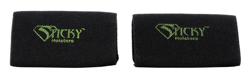 Sticky Holsters BSX2 Dual Belt Slider Elastic Mag Carrier Black 2-Pack