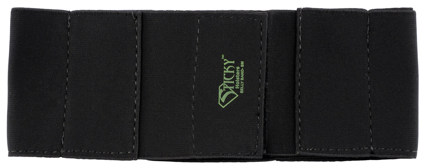 Sticky Holsters BBSM Belly Band Holster Black Elastic Small Fits 24 to 34 Inch