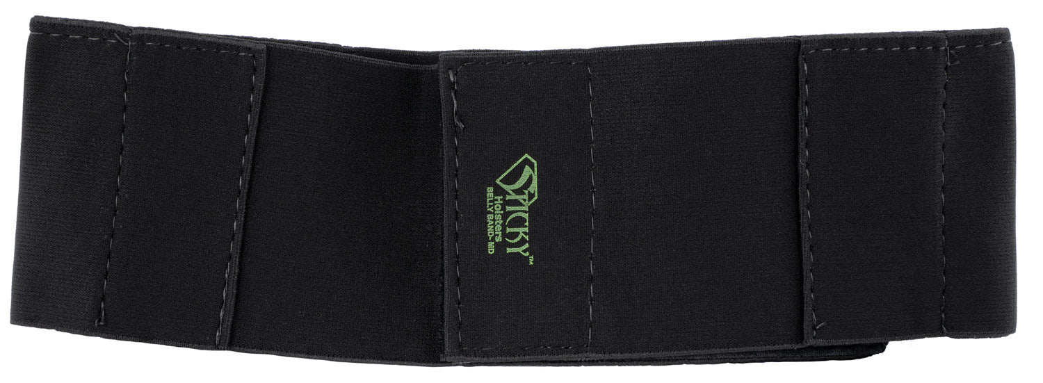 Sticky Holsters BBMD Belly Band Holster Black Elastic Medium Fits 32 to 42 Inch