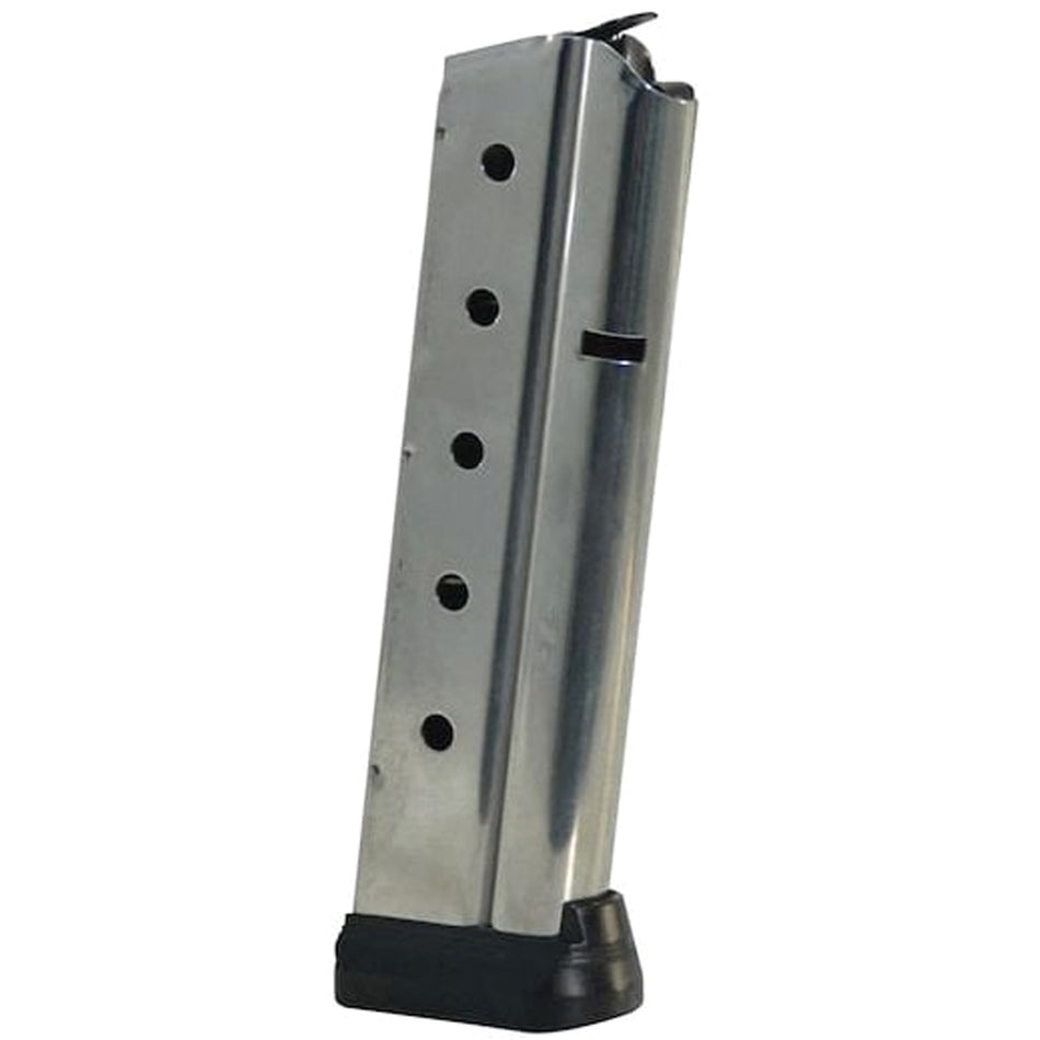 Colt 1911 9mm Combat Officer Stainless Steel 10 rd. Magazine w/ Bumper