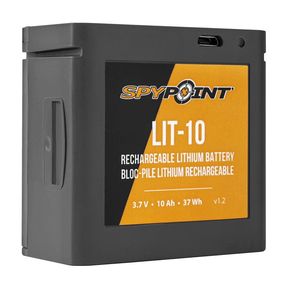 Spypoint 05558 LIT-10 Trail Camera Lithium Battery Pack 3.7 Volts 10000mAh