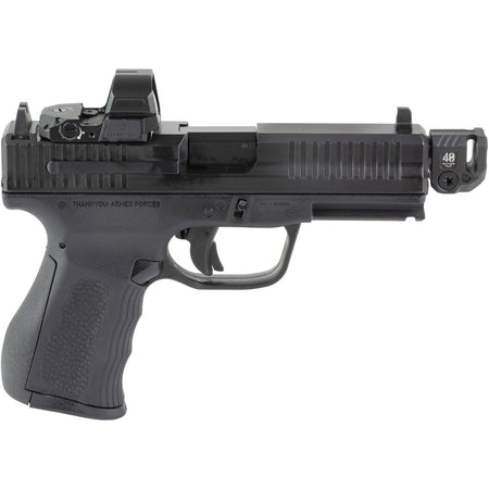 FMK G3 Strike Threaded Barrel Pistol 9mm 4.5 in BLK w/Comp, Red Dot, Sup Sight 14/17rd