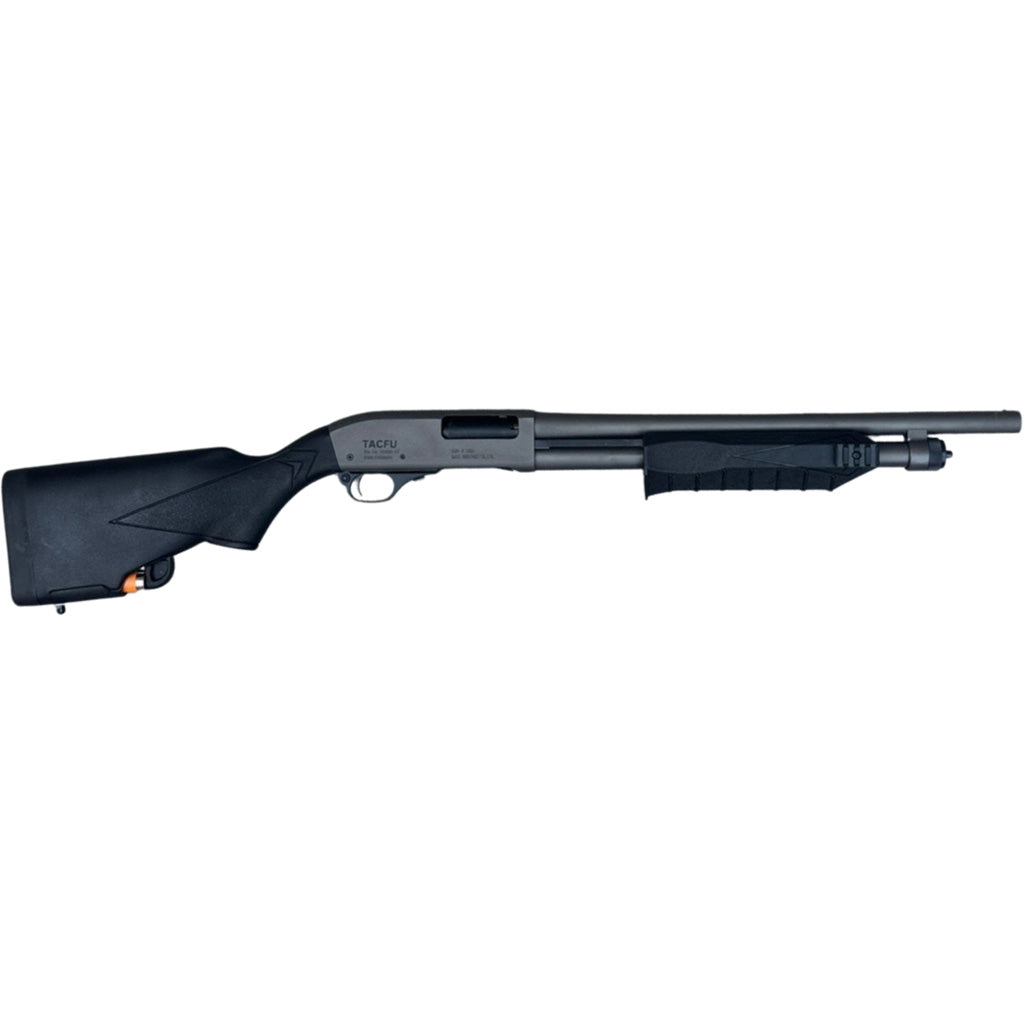 TACFU 870C Shotgun 12 ga 18.5 in Tungsten w/ Flash-5 Stk & TF Trigger