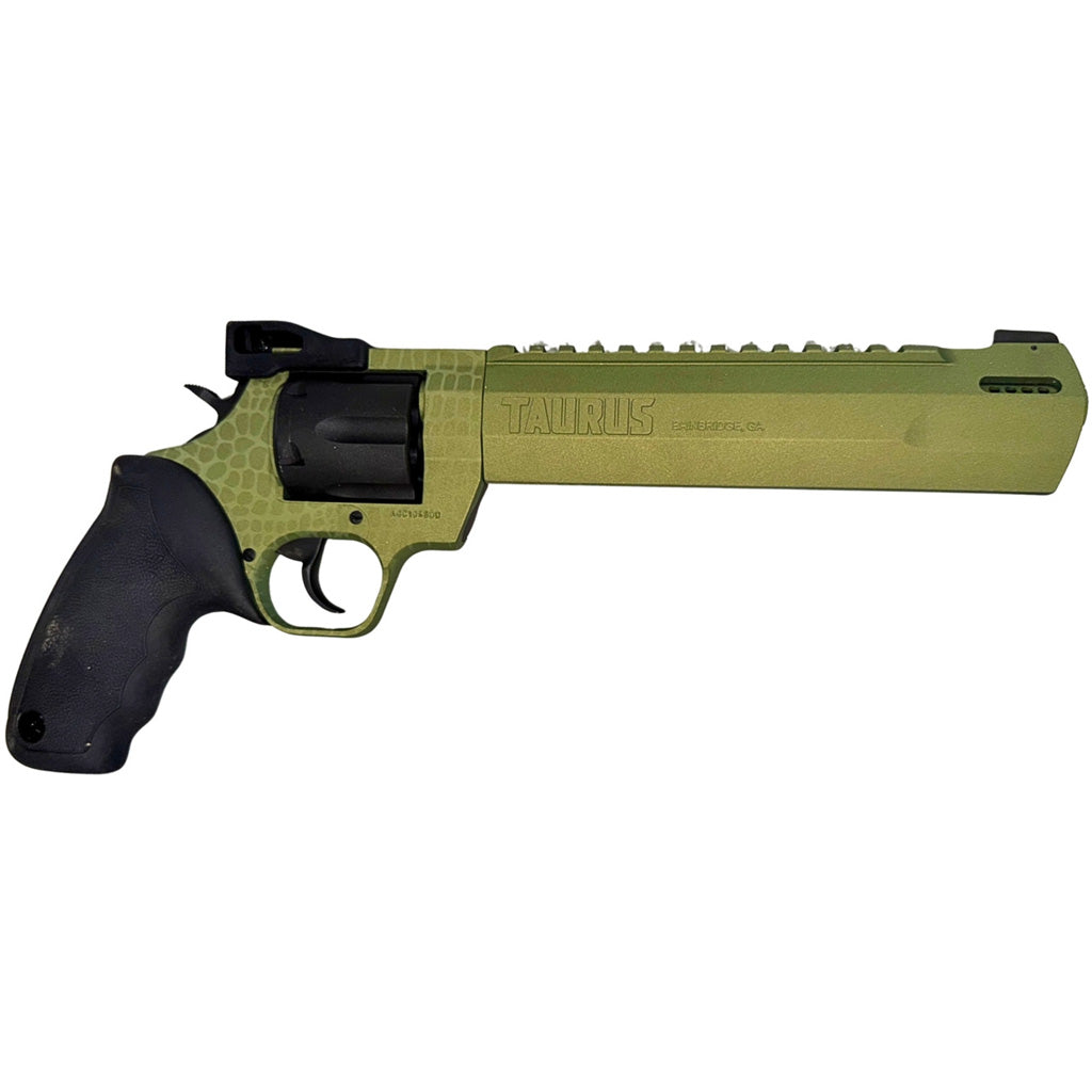 Taurus Raging Hunter Revolver .44 Mag 8.375in Croc Green w/Charging Bull 6rd