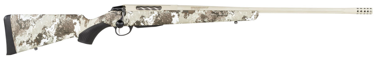 Tikka T3x Lite .270 Win Bolt-Action Rifle, 3+1 Capacity, 22.40" Stainless Fluted Threaded Barrel, Veil Alpine Synthetic Stock