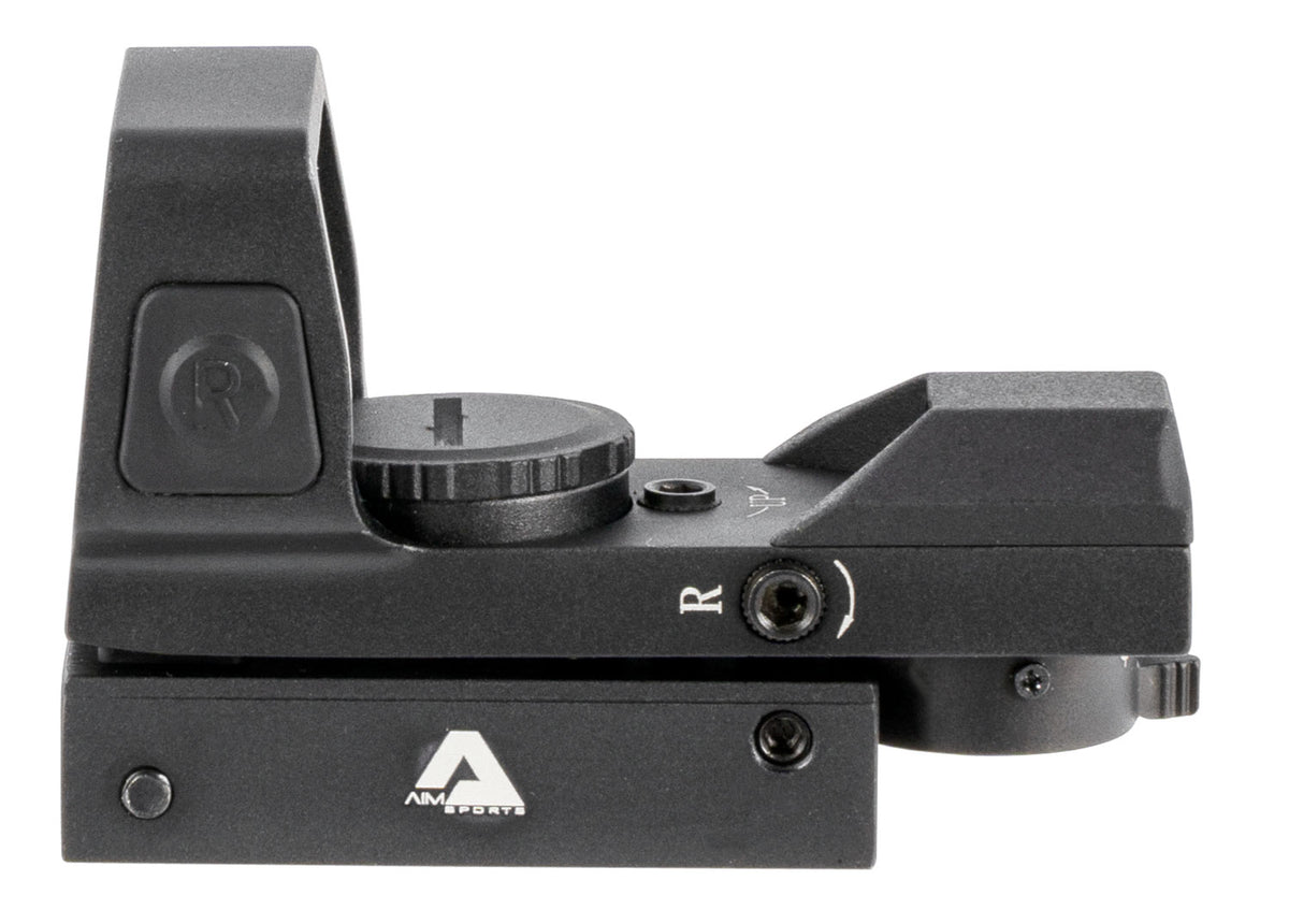 Aim Sports RT503F 1x33mm Red/Green Multi Reticle Full-Size Reflex Sight Matte Black