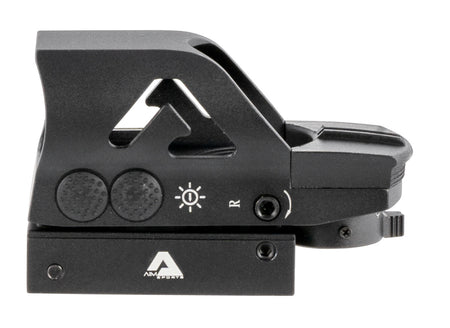 Aim Sports RT506C 1x34mm Red/Green Multi Reticle Full-Size Reflex Sight Matte Black