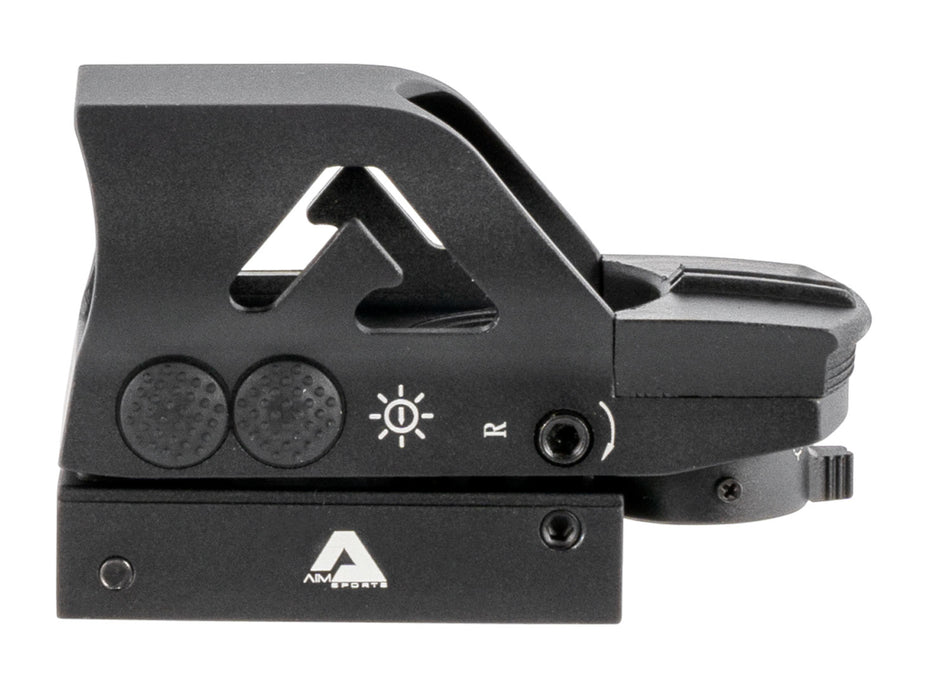 Aim Sports RT506C 1x34mm Red/Green Multi Reticle Full-Size Reflex Sight Matte Black