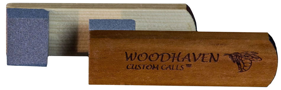 Woodhaven WH201 Turkey Call Conditioning Stone - Brown Wood/Stone