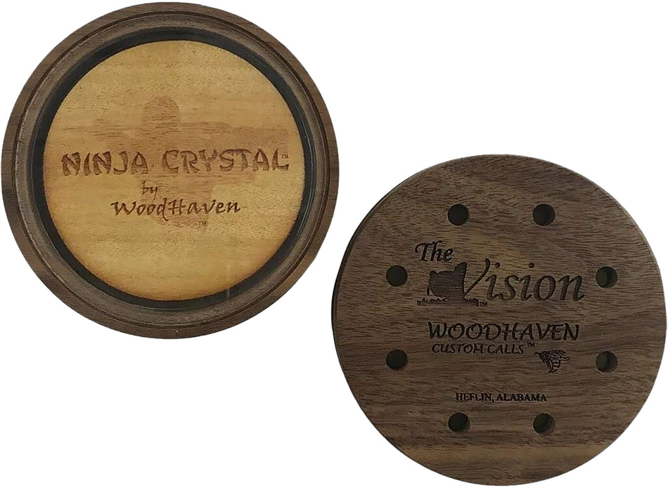 Woodhaven WH087 Ninja Crystal Turkey Call with Two Hand-Matched Strikers
